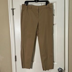 Tan Talbots ankle pant